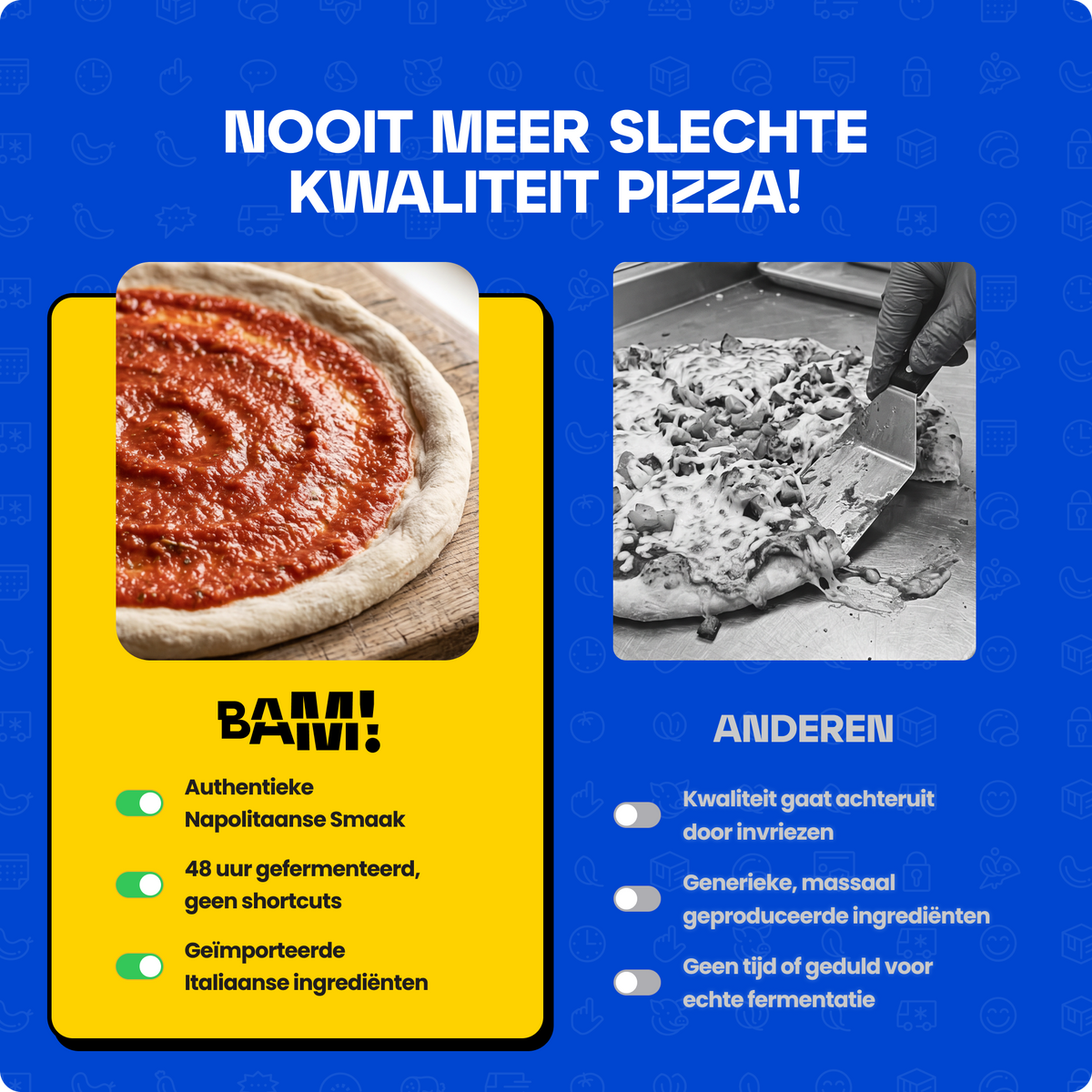 5x Bodem met saus Glutenvrij