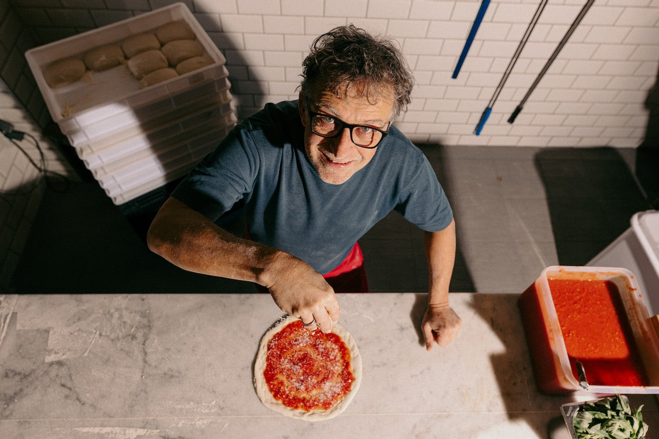 pizza bakken met chef erik ;)